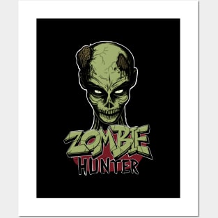 Zombie hunter Posters and Art